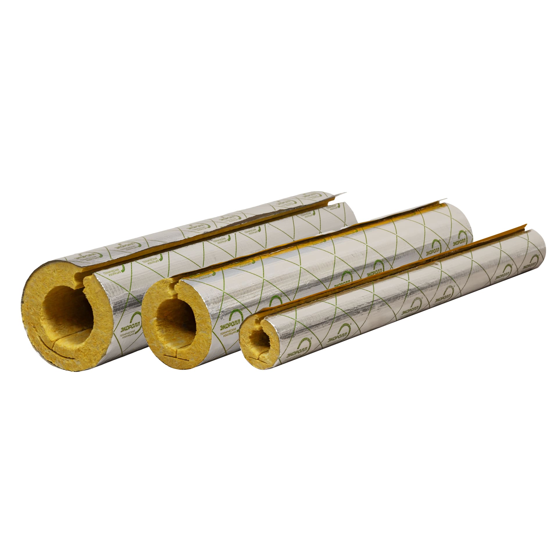 Минераловатный цилиндр Экоролл 120 кг/м3