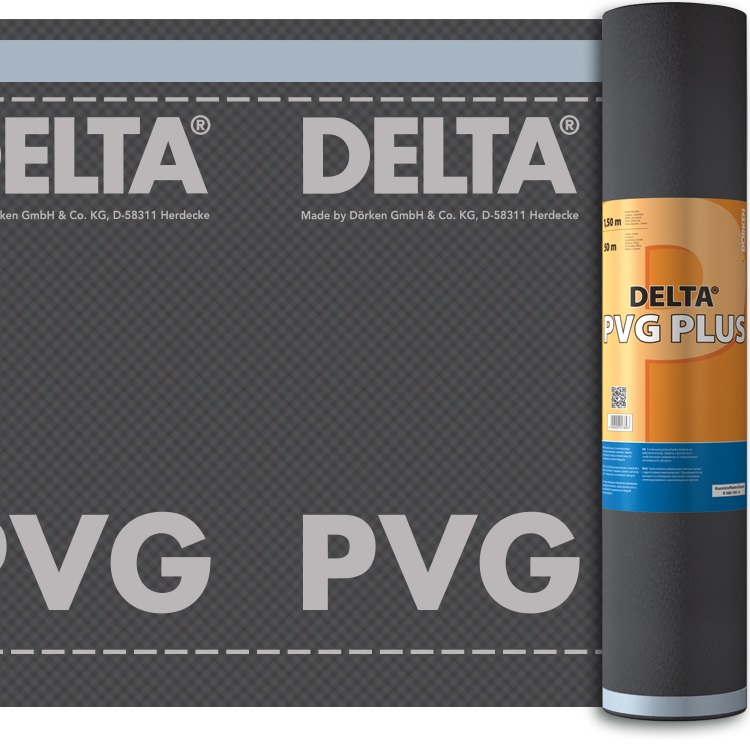 DELTA-PVG гидро- и пароизоляционная плёнка, Sd=20 м
