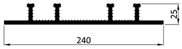 Гидрошпонка ИКОПАЛ ХН-Б 240/25