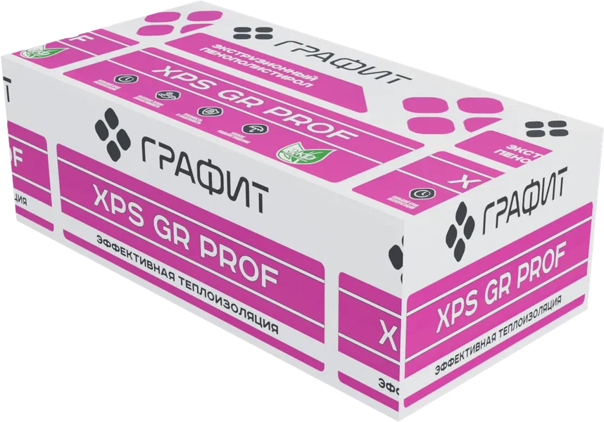 Экструдированный пенополистирол XPS GR PROF 50мм 