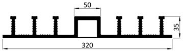 Гидрошпонка ИКОПАЛ ДН 320/35/50